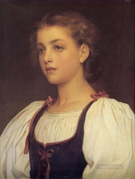 Biondina Academicism Frederic Leighton Oil Paintings